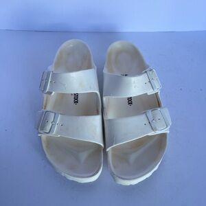 Birkenstock Arizona EVA Sandals in Off-White/Cream